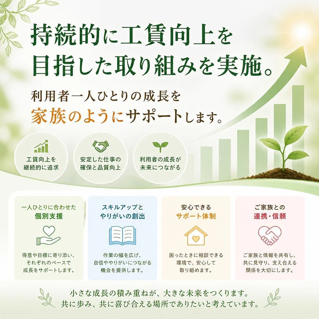 工賃向上への道